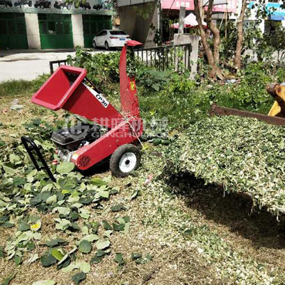 小型碎木機現場小型