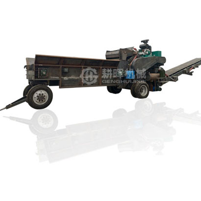 大型移動柴油破碎機移動燒油的綜合破碎機生物