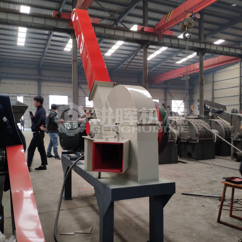 水平喂料切片機(jī)電機(jī)版平口樹(shù)枝切片機(jī)
