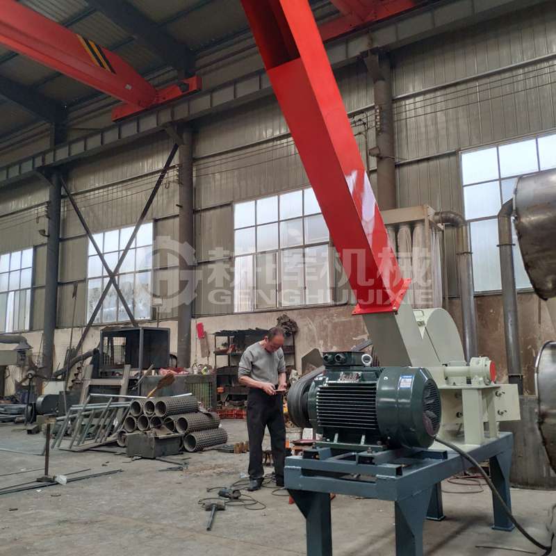 水平喂料切片機(jī)電機(jī)版平口樹(shù)枝切片機(jī)