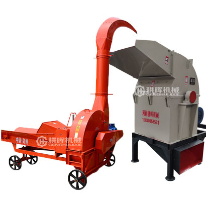 樹皮切斷粉碎一體機樹皮切碎一體機